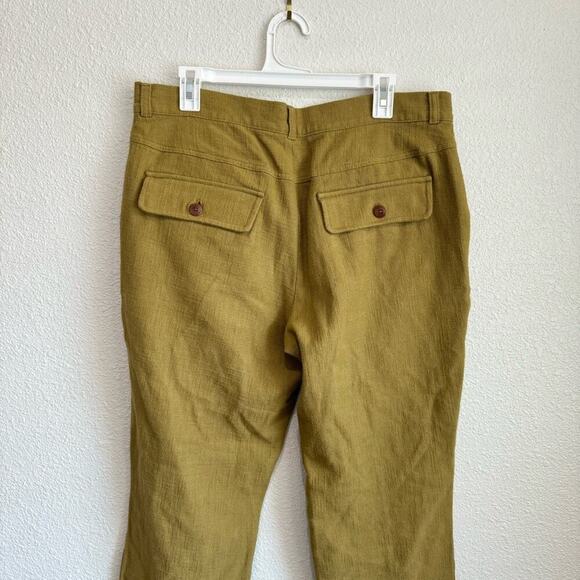 Far Afield Men's Size 3/34 Green Trouser 100% Cotton Italian Fabric Textured - Picture 10 of 10